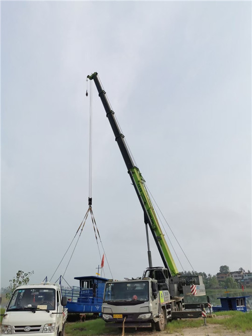 朝阳市桥梁建设吊装案例